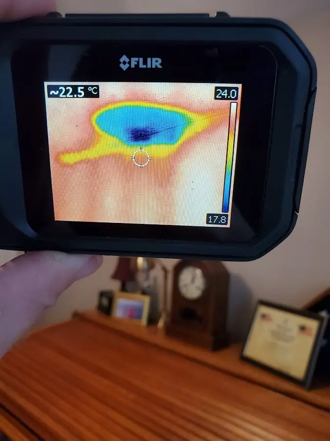 Thermal imaging inspection for water damage in Twin Lakes