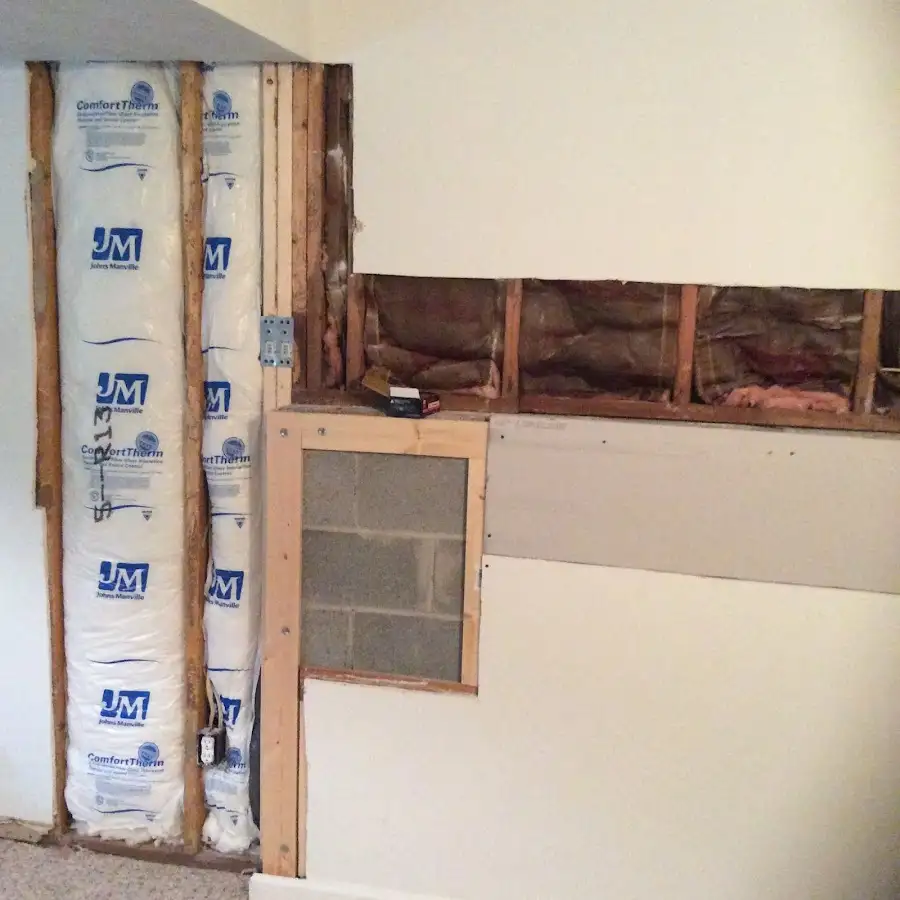 Wall insulation replacement during Structural Drying in Twin Lakes